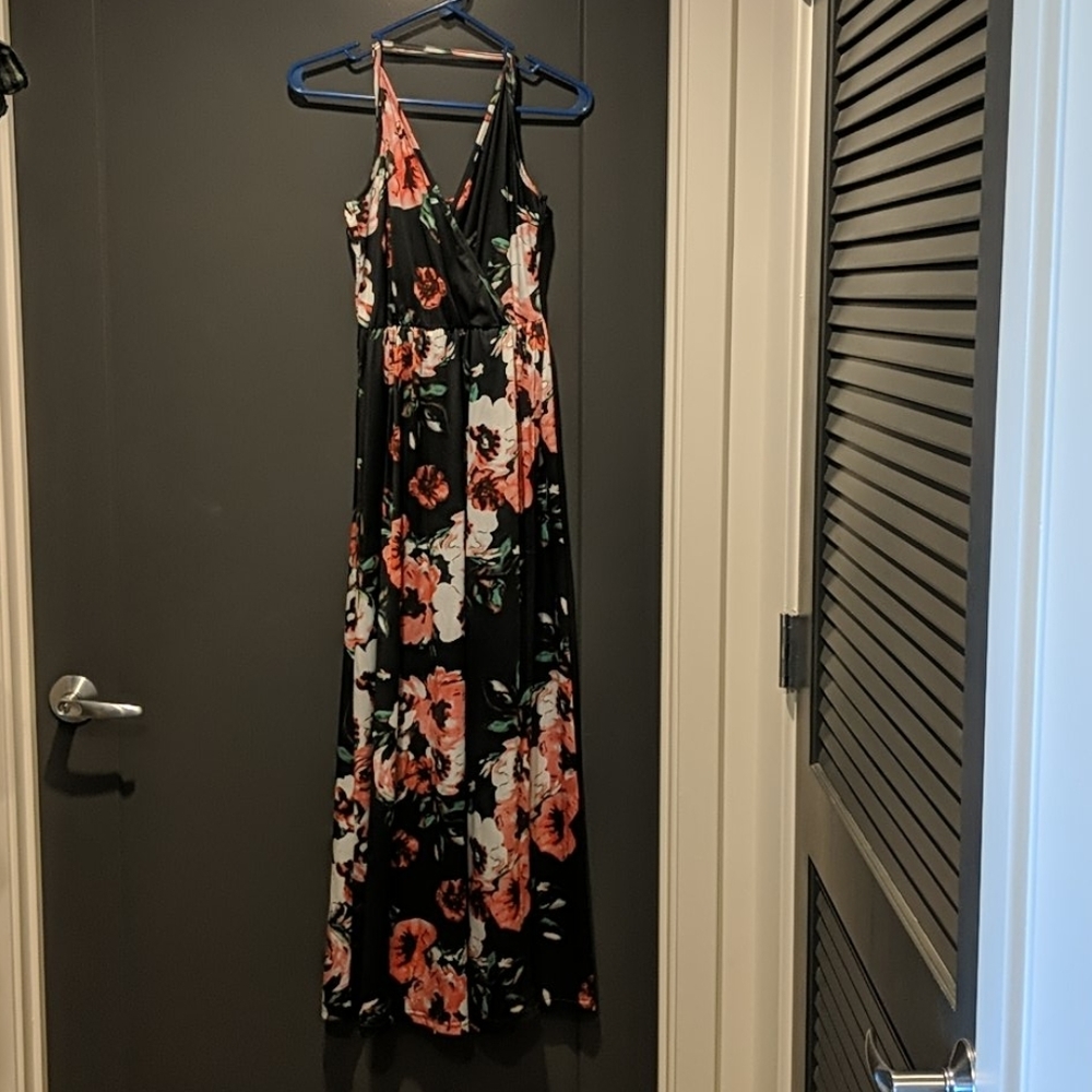 Floral print dress